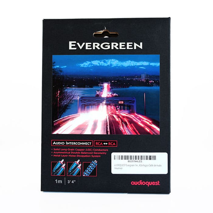 Cable AudioQuest Evergreen 3.5mm a 3.5mm Auxiliar Hi-Fi