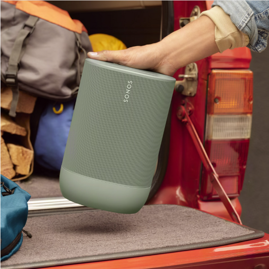 Bocina Inteligente Sonos Move 2, Sonido Estéreo y Portátil, Wi-Fi y Bluetooth