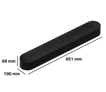 Sonos Beam - (Gen 2) con Dolby Atmos, Sonido de Alta Fidelidad