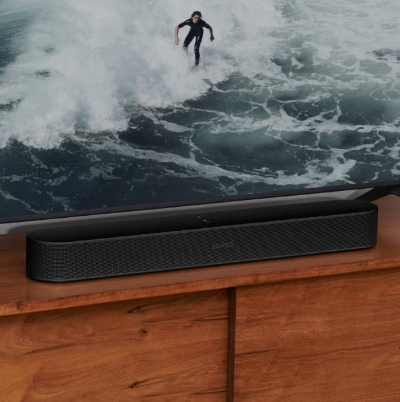 Sonos Beam - (Gen 2) con Dolby Atmos, Sonido de Alta Fidelidad